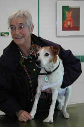 Ischa ein Tag nach der OP mit Frau Dietz, die Freude ist groß.